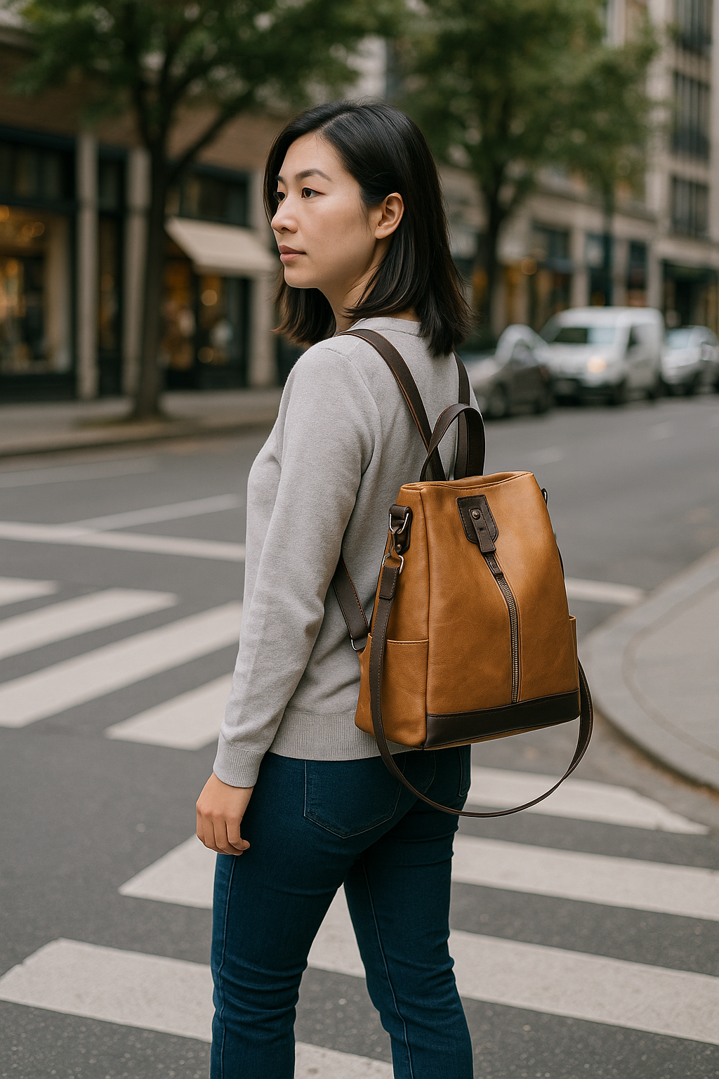 Sac à dos vintage polyvalent