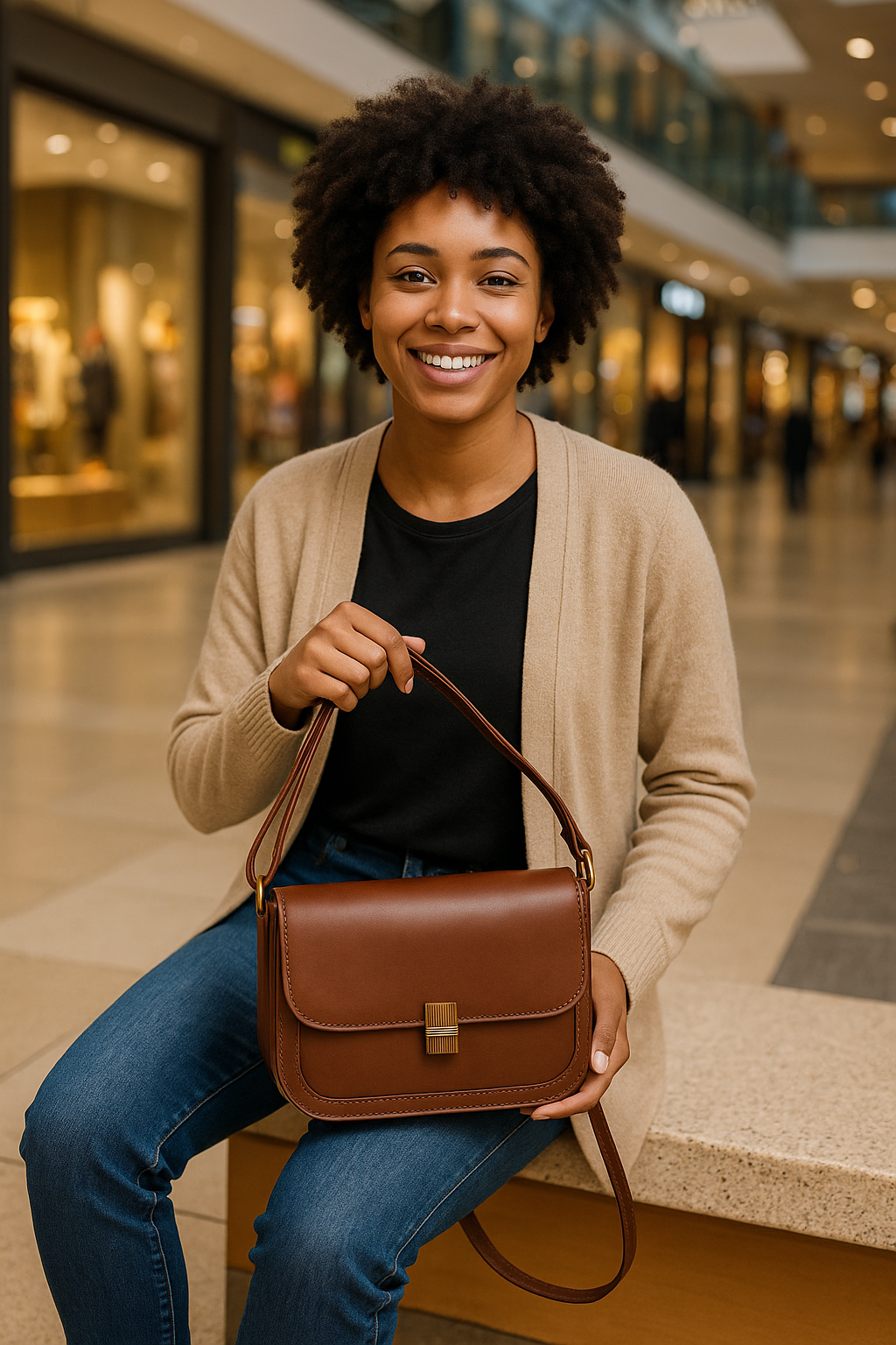Petit sac messager vintage